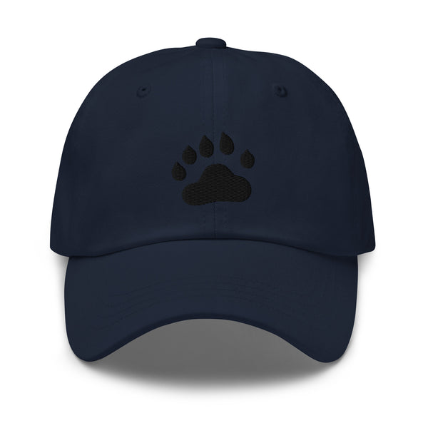 Bear Black Paw Pride Dad hat