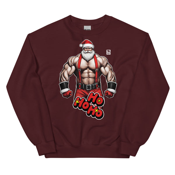 Christmas Muscle Santa Bear Sweatshirt