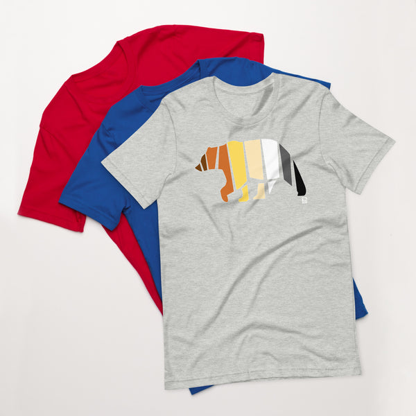 Gay Pride Bear Flag Colour t-shirt