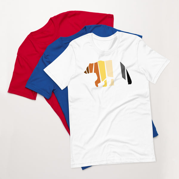 Gay Pride Bear Flag Colour t-shirt