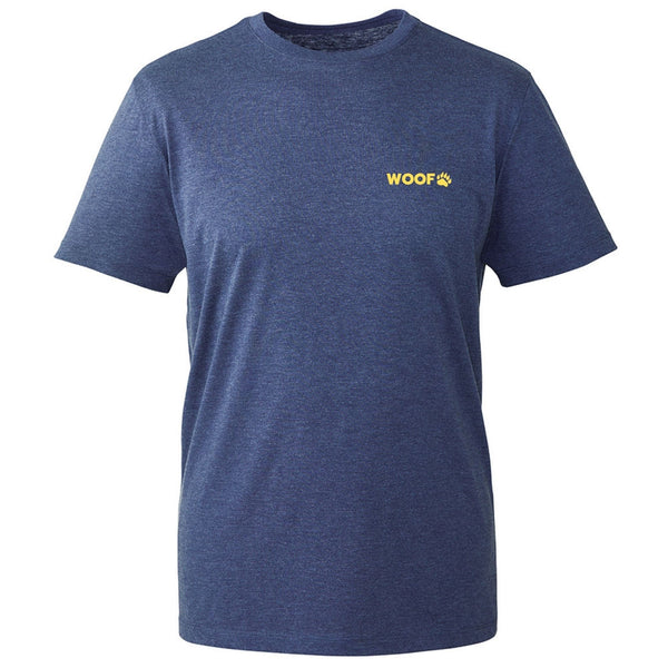 Bear Pride T-Shirt WOOF & PAW design, Marl Colours