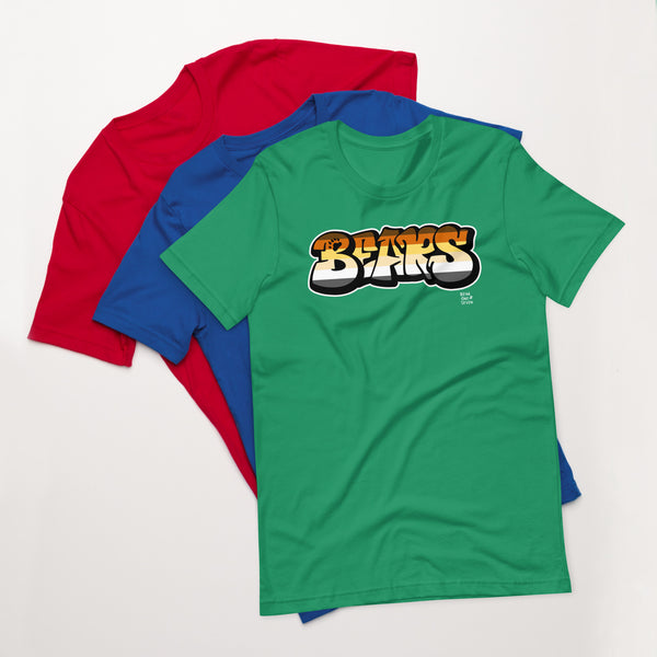 Gay Bear Pride Flag Colours Graffiti Style T-shirt