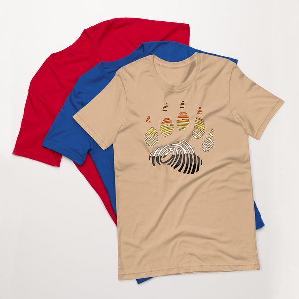 Bear Pride Fingerprint Paw t-shirt